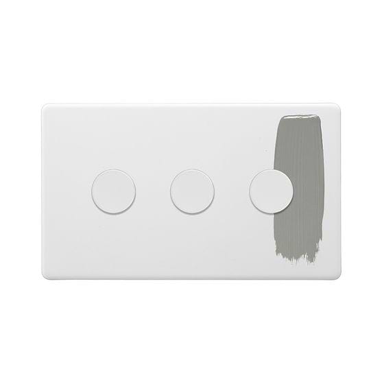 Paintable 3 Gang Dimmer Switch
