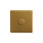 Antique Gold 1 Gang Dimmer Switch
