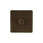 The Westminster Collection Vintage Brass 1 Gang 250W LED Multi-Way Dimmer Switch