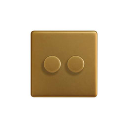 Antique Gold Multi-Way Dimmer switch

