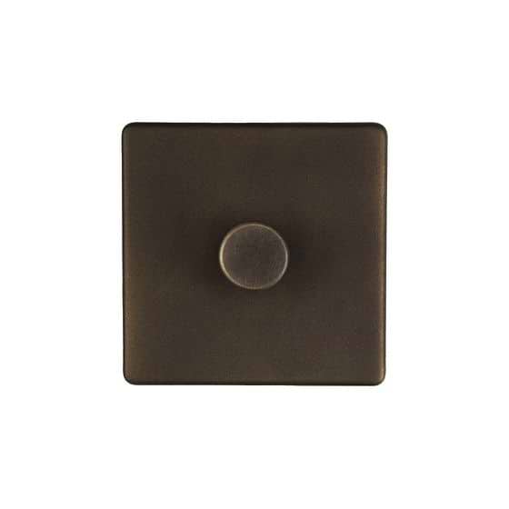 The Westminster Collection Vintage Brass 1 Gang 1000W DC1-10V Dimmer Switch