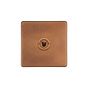 Antique Copper 1 Gang Toggle Light Switch
