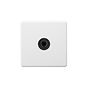 Soho Lighting Primed Paintable 1 Gang Toggle Light Switch 2 Way with Matt Black Switch