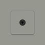 Soho Lighting Primed Paintable 1 Gang Toggle Light Switch 2 Way with Matt Black Switch