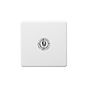 Soho Lighting Primed Paintable 1 Gang Toggle Light Switch 2 Way with Brushed Chrome Switch