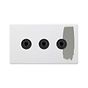Paintable 3 Gang Toggle Switch