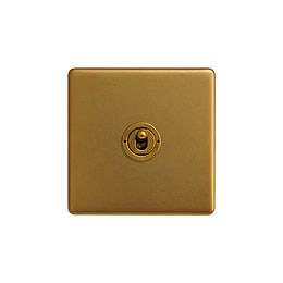 Antique Gold Bulkhead Toggle Light
