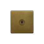 Old Brass Bulkhead Toggle Light
