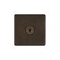 The Westminster Collection Vintage Brass 1 Gang Intermediate Toggle Switch