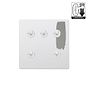 Soho Lighting Primed Paintable 5 Gang Dimming Toggle Switch with White Switch