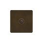 Soho Lighting Vintage Brass 1 Gang 6A 2 Way Push Button Switch