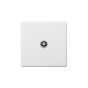 Soho Lighting Primed Paintable TV Coaxial Aerial Socket White Insert