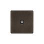 The Westminster Collection Vintage Brass 1 Gang Co-Axial TV Aerial / Satellite Socket