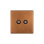 The Chiswick Collection Antique Copper TV And Satellite Socket