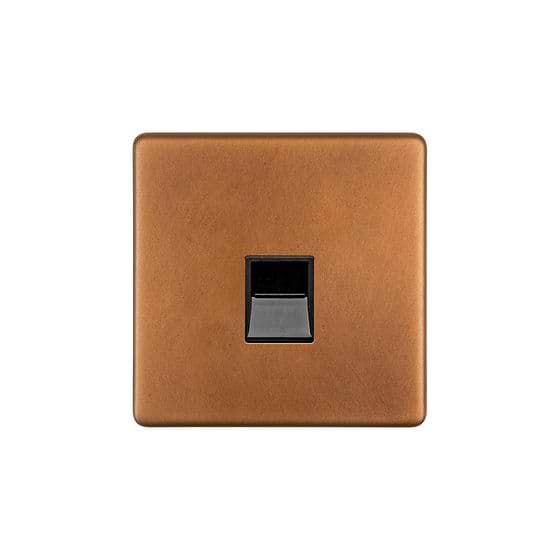 The Chiswick Collection Antique Copper 1 Gang Telephone Master Socket,BT