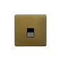The Belgravia Collection Old Brass 1 Gang Telephone Master Socket,BT
