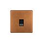 The Chiswick Collection Antique Copper 1 Gang Data Socket RJ45 Ethernet Cat5/Cat6