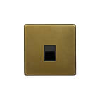 Old Brass RJ45 Socket

