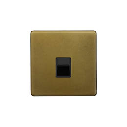 Old Brass RJ45 Socket
