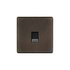 The Westminster Collection Vintage Brass 1 Gang Data Socket RJ45 Ethernet Cat5/Cat6