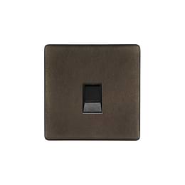The Westminster Collection Vintage Brass 1 Gang Data Socket RJ45 Ethernet Cat5/Cat6