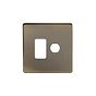 The Charterhouse Collection Antique Brass 2 Gang 1RM+1CM Dual Module Grid Switch Plate