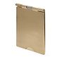 The Savoy Collection Brushed Brass Black Insert 2 x25mm EM-Euro Module Floor Plate