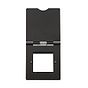 The Camden Collection Matt Black 2 x25mm EM-Euro Module Floor Plate