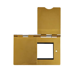 Soho Lighting Antique Gold Black Insert 4 x25mm EM-Euro Module Floor Plate