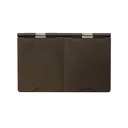 The Westminster Collection Vintage Brass Black Insert 4 x25mm EM-Euro Module Floor Plate