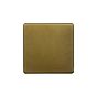 The Belgravia Collection Old Brass metal Single Blanking Plate