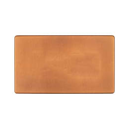 Antique Copper 2 Gang Blanking Plate