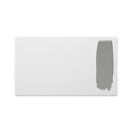 Soho Lighting Primed Paintable 2 Gang Blanking Plate