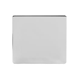 Polished Chrome 6 Gang Blanking Plate
