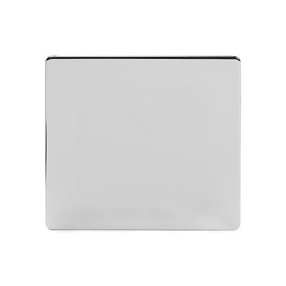 Polished Chrome 6 Gang Blanking Plate
