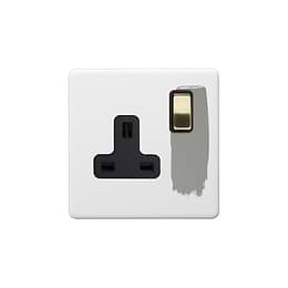 Paintable 13A 1 Gang Socket
