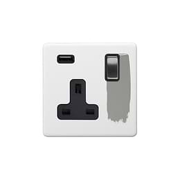 Paintable USB Socket