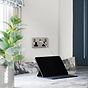 Soho Lighting Brushed Chrome 2 Gang 65W USB C+C Socket (13A Socket + 2 USB C Ports)  Black Inserts