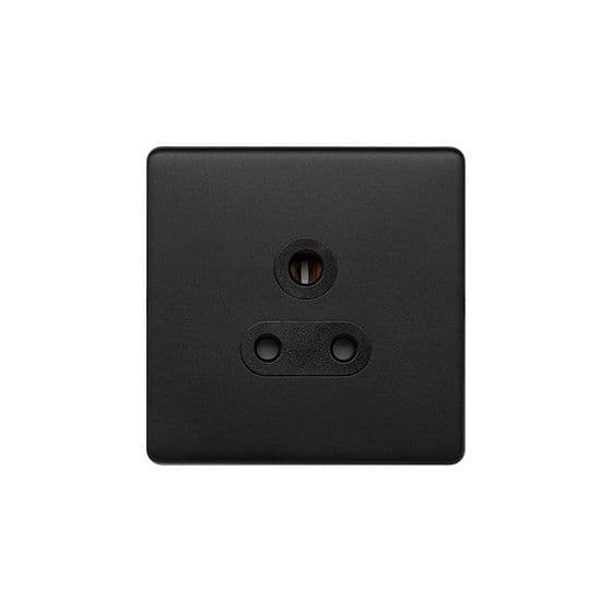 The Camden Collection Matt Black 5 Amp Socket Screwless