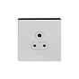 Soho Lighting Polished Chrome 5 Amp Unswitched Socket Wht Ins Screwless