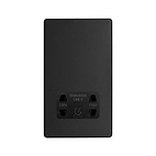 The Camden Collection Matt Black Shaver Socket 230/115V Screwless