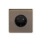 Antique Brass 16A Euro Socket