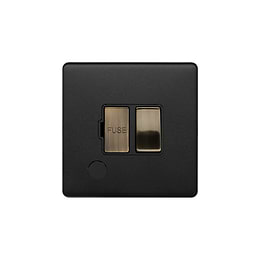 Matt Black and Antique Brass Fused Spur
