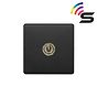 Matt Black and Antique Brass Smart Light Switch
