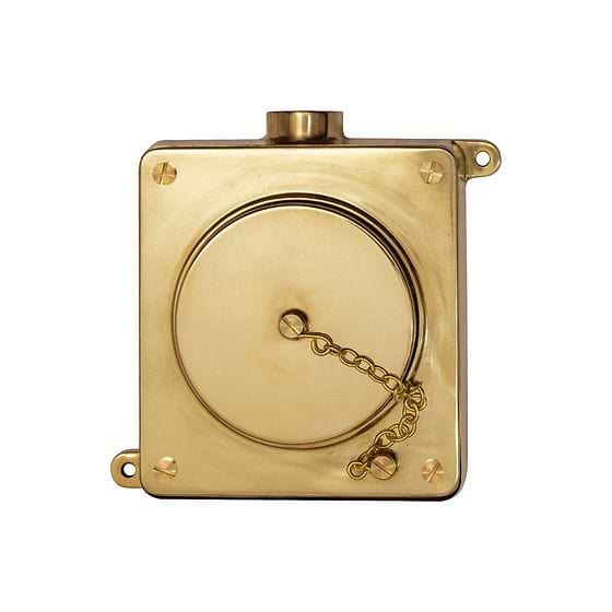 Soho Lighting Chelsea Solid Brass 1 Gang IP66 Outdoor 16A European Schuko Socket