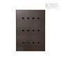 Heritage Bronze 12 Gang 2 Way Dimming Toggle Switch with Bronze Toggle - The Palaces Collection