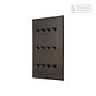 Heritage Bronze 12 Gang 2 Way Dimming Toggle Switch with Bronze Toggle - The Palaces Collection