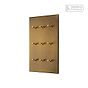 Aged Brass 9 Gang 2 Way Dimming Toggle Switch - The Palaces Collection