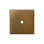Aged Brass 1 Gang TM Module Grid Switch Plate - The Palaces Collection
