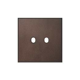 Heritage Bronze 2 Gang TM Rectangular Module Grid Switch Plate - The Palaces Collection